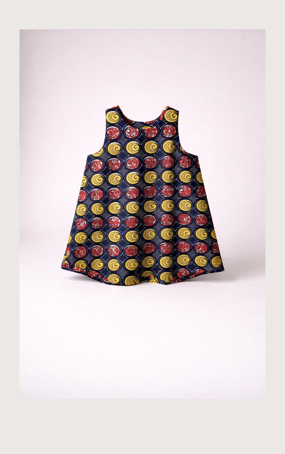 Handmade children's African print dress