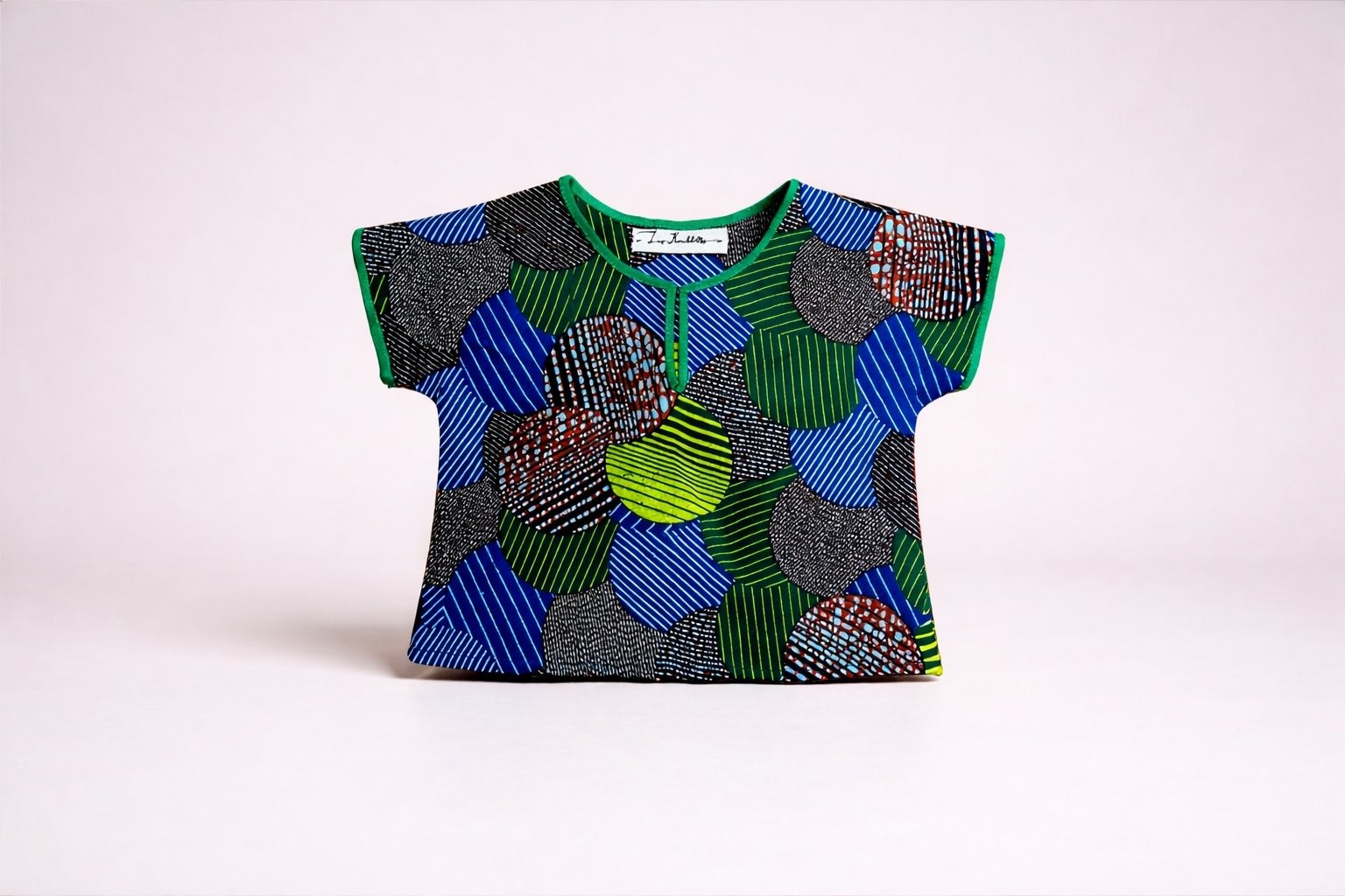 Handmade childrens African print top